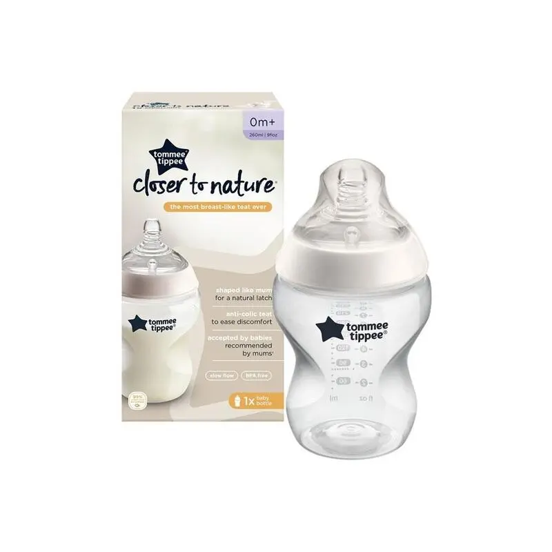 Tommee Tippee 汤美星 宽口径新生儿奶瓶 260ml