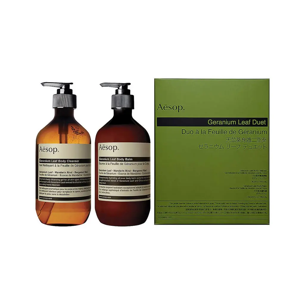 Aesop 伊索 天竺葵身体二重奏