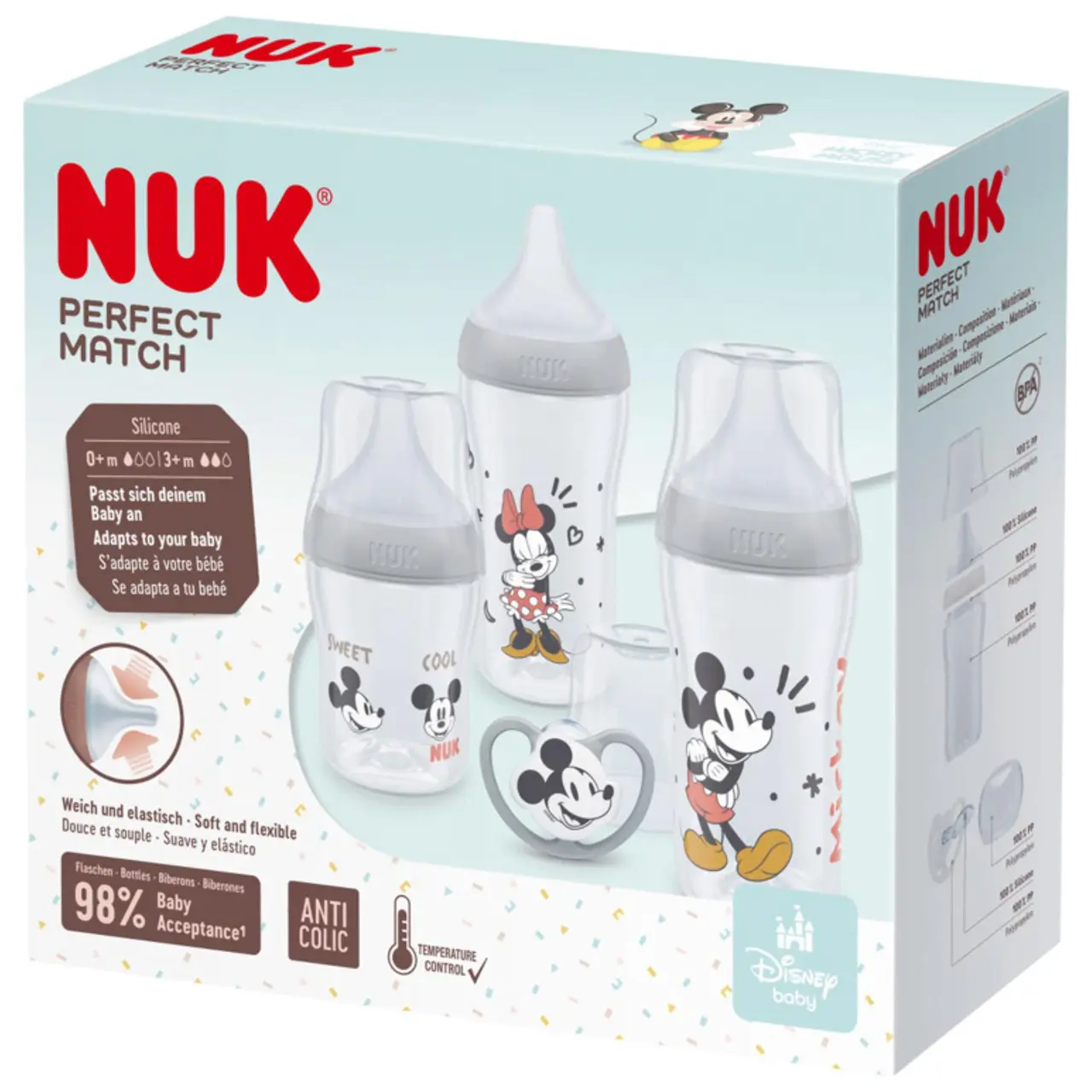 NUK - Perfect Match Starter Set Disney Mickey