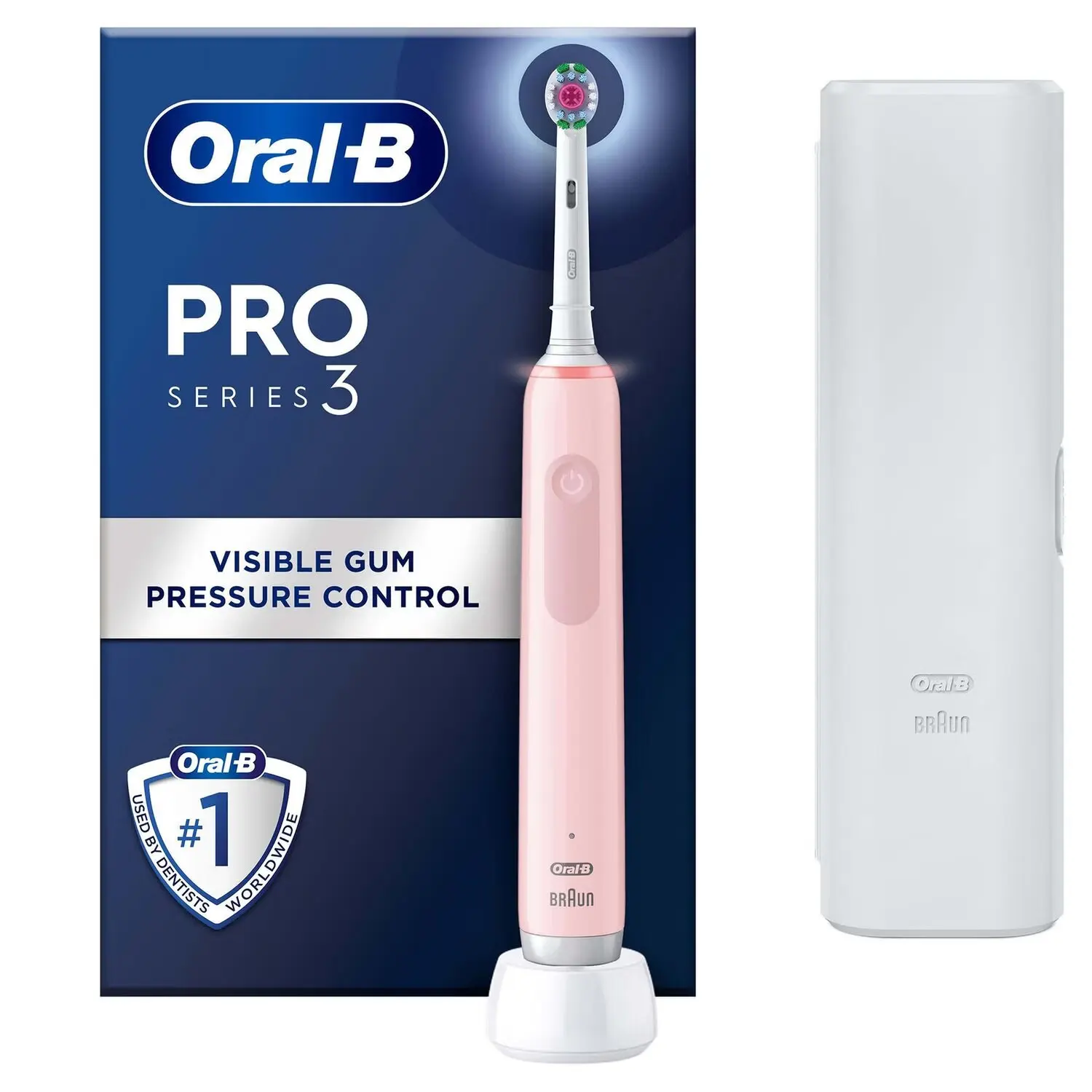 Oral-B - Pro 3 3500 Electric Toothbrush Pink
