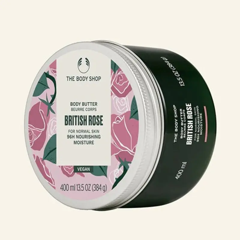 The Body Shop 美体小铺 英伦玫瑰身体润肤霜 400ml