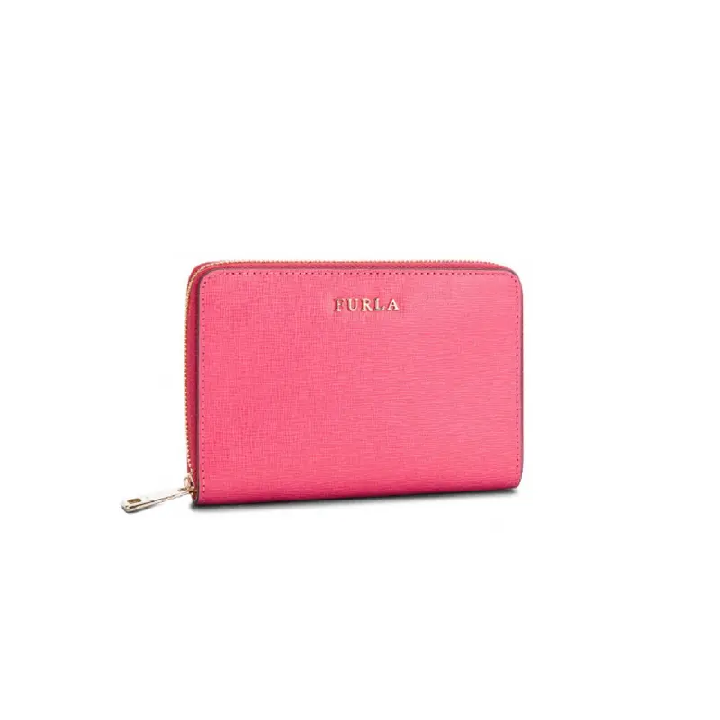 Furla 芙拉巴比伦粉色拉链钱包