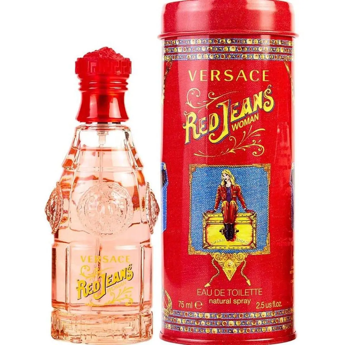 Versace 范思哲 红色牛仔（红可乐）女士香水EDT 75ML