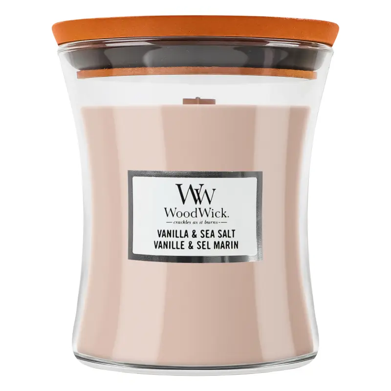Woodwick - Vanilla and Sea Salt (85g)