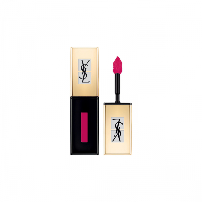 Yves Saint Laurent Rouge Pur Couture Vernis A Levres Pop Water Glossy Stain - #219 Fuschia Drops