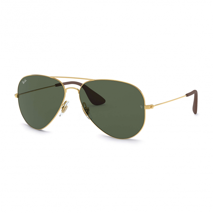 Ray-Ban 雷朋 经典飞行员太阳镜 枪色/绿色镜片