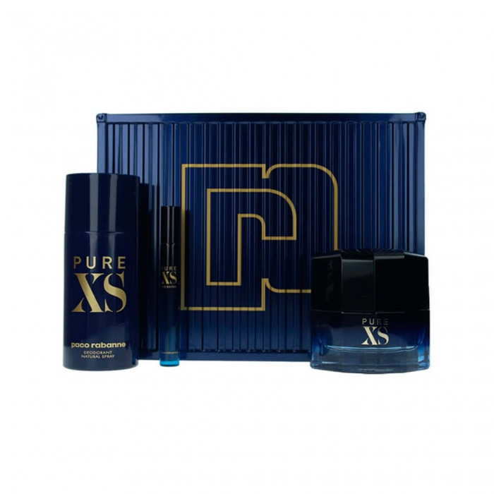 Paco Rabanne - Pure Xs EDT 3 Piece Gift Set