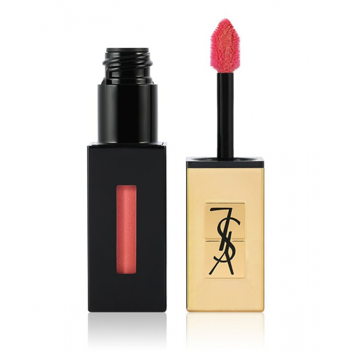 YSL伊夫圣罗兰纯色黑管唇釉 - #07 Corail Aquatique