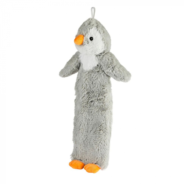 Warmies - 3D Grey Penguin Hot Water Bottle