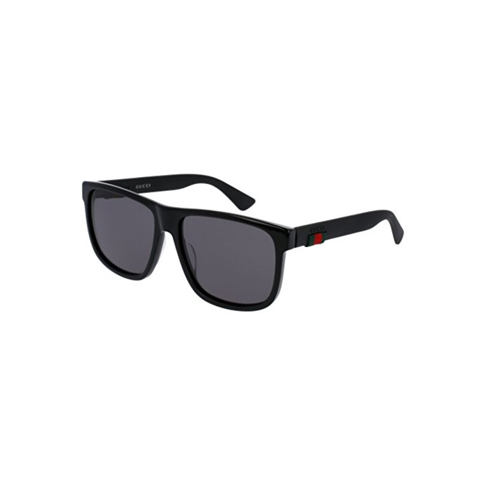 Gucci 古驰 深灰色太阳镜 GG0010S001 58mm