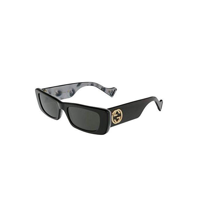 Gucci 古驰 太阳镜黑色&金色 GG0516S-001 52mm