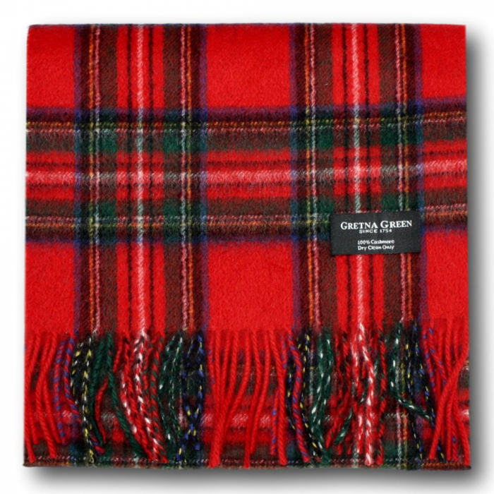 Gretna Green 羊绒披肩 - Royal Stewart