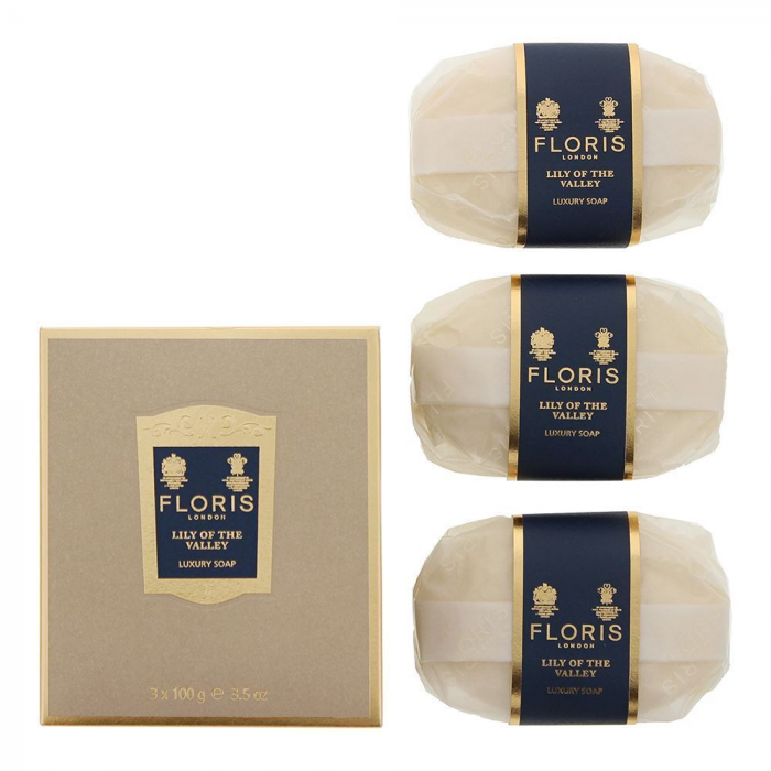 Floris 佛罗瑞斯 香氛精油皂-山野铃兰 3x100g