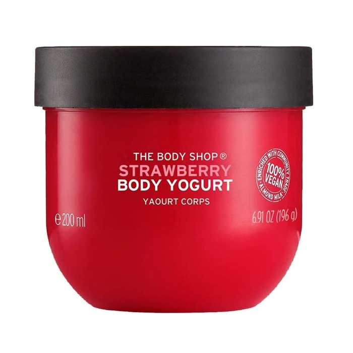 The Body Shop 美体小铺 草莓身体乳酪保湿滋润身体乳 200ml
