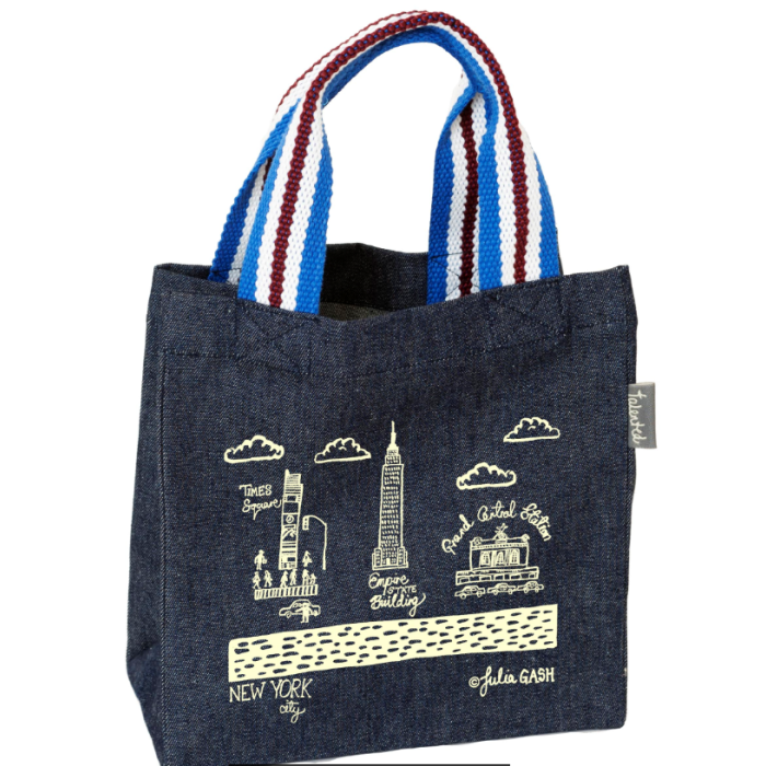 Talented NEWYORK CITYSCAPE- MINI TOTE-Natural