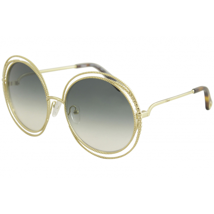 Chloé 蔻依 Carlina Gold/Gradient Petrol 女士太阳镜 CE114SC 
