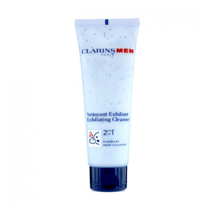Clarins Mens Exfoliating Cleanser- 125ml (Damaged Box)