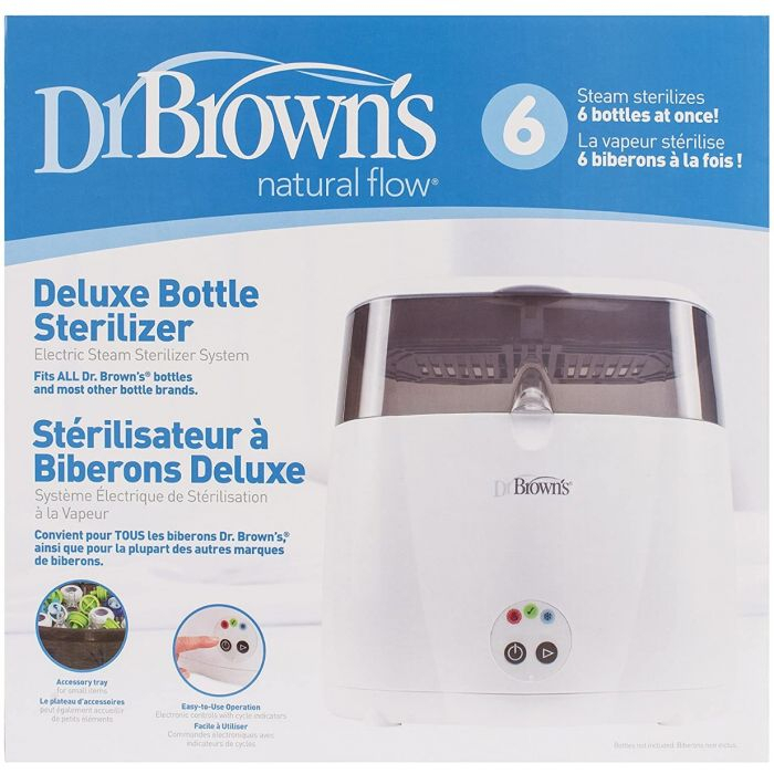 Dr Brown - Electric Steam Steriliser Grey