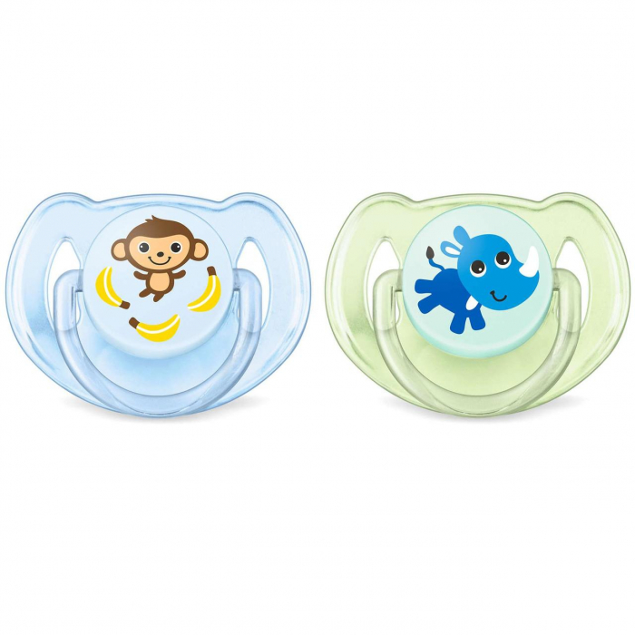 Philips - Classic Soother Monkey & Rhino