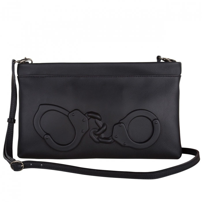 手枪包 Vlieger & Vandam Handcuffs Clutch in Black 