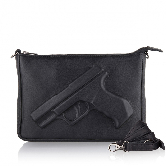 Vlieger & Vandam Gun Purse in Black 
