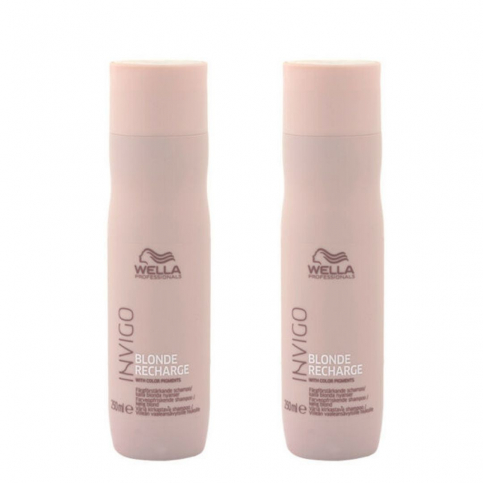 Wella - Professionals Invigo Blonde Recharge Color Refreshing Shampoo (2x 250ml)