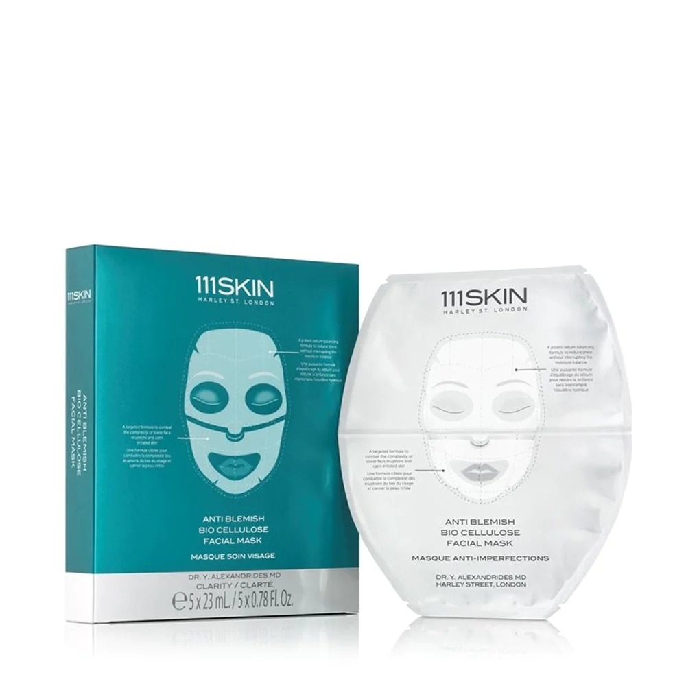111Skin 净肤⽣物纤维抗痘⾯膜 5x25ml