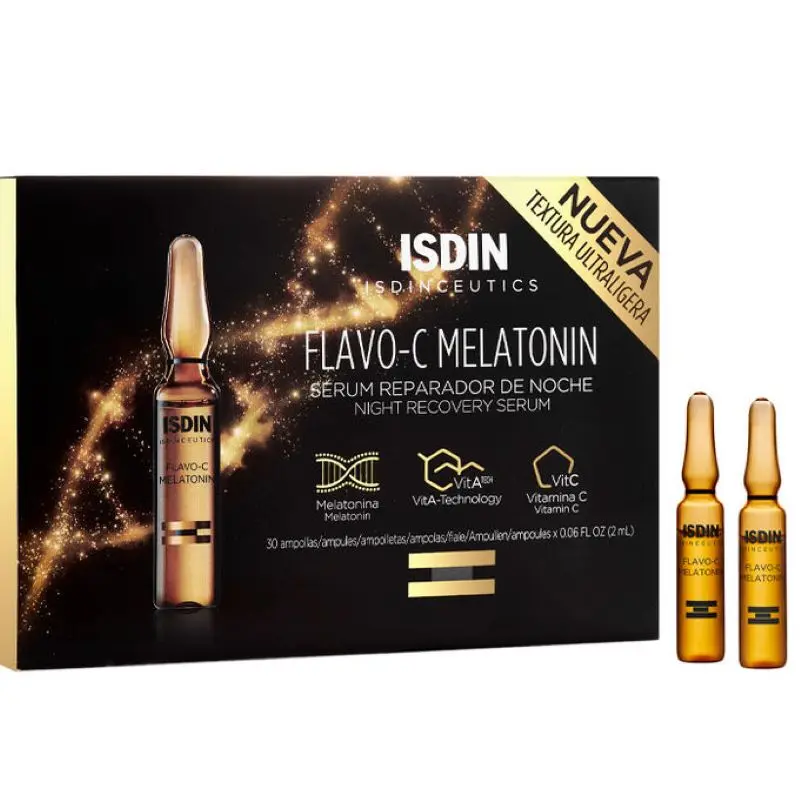 ISDIN 怡思丁 褪黑素夜间损伤修复抗氧保湿安瓶 2ml*30支