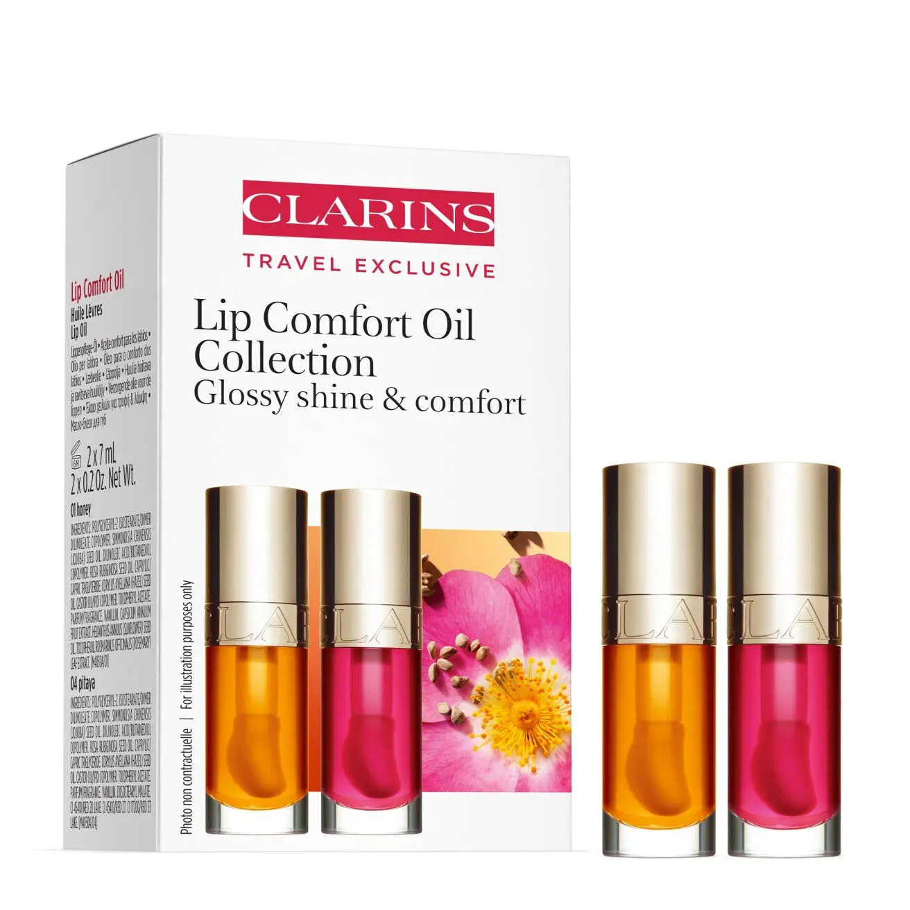 Clarins 娇韵诗 植萃盈润护唇油套装