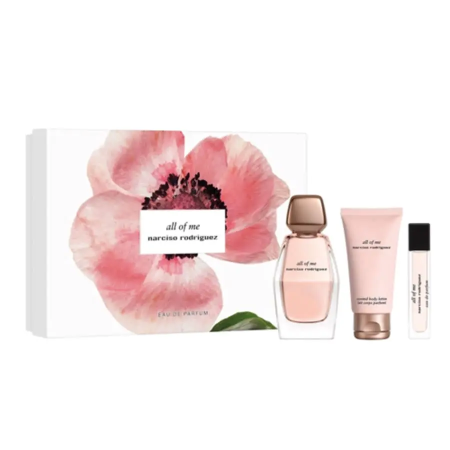Narciso Rodriguez 纳西索・罗德里格斯  由我女士淡香精三件套礼盒（90ml EDP + 50ml 身体乳 + 10ml ）