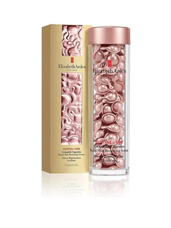 Elizabeth Arden 伊丽莎白雅顿 视黄醇 + HPR 神经酰胺胶囊 快速焕肤精华液 （粉胶）90粒