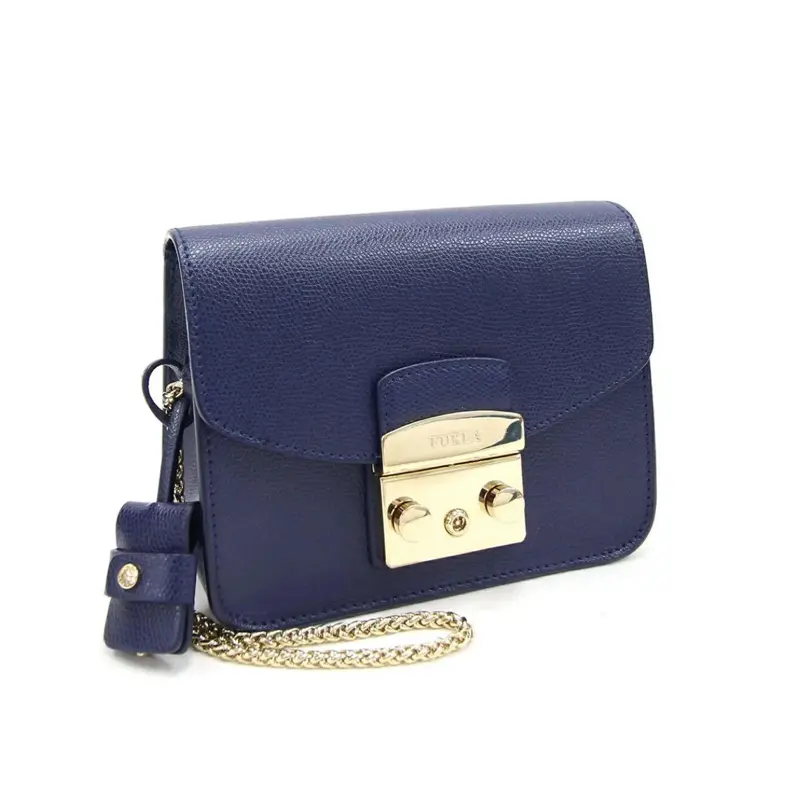 Furla 芙拉Metropolis小号海军蓝单肩包
