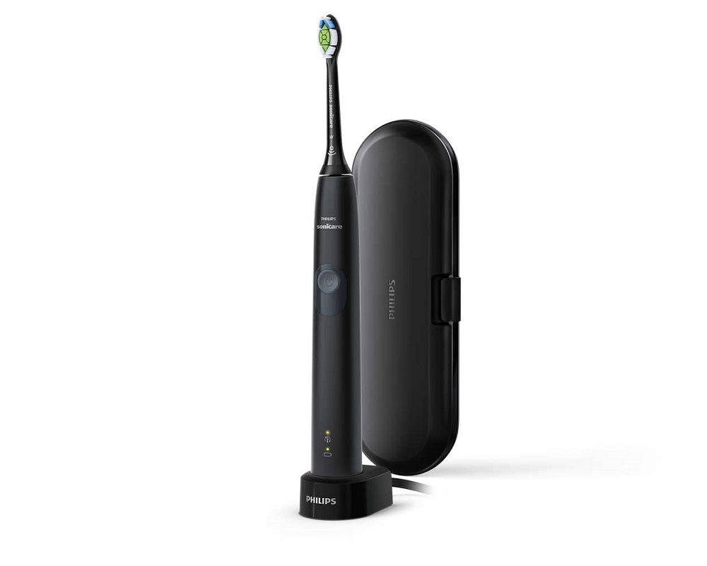 Philips 飞利浦 4300系列充电式声波震动牙刷 黑色 - HX6800/87