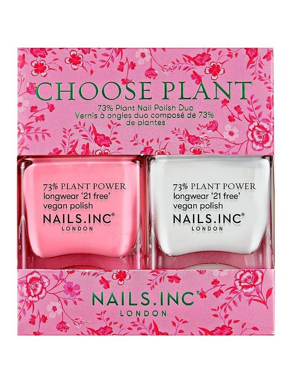 Nails Inc. - Choose Plant Vegan Nail Polish Duo (2x14ml) 