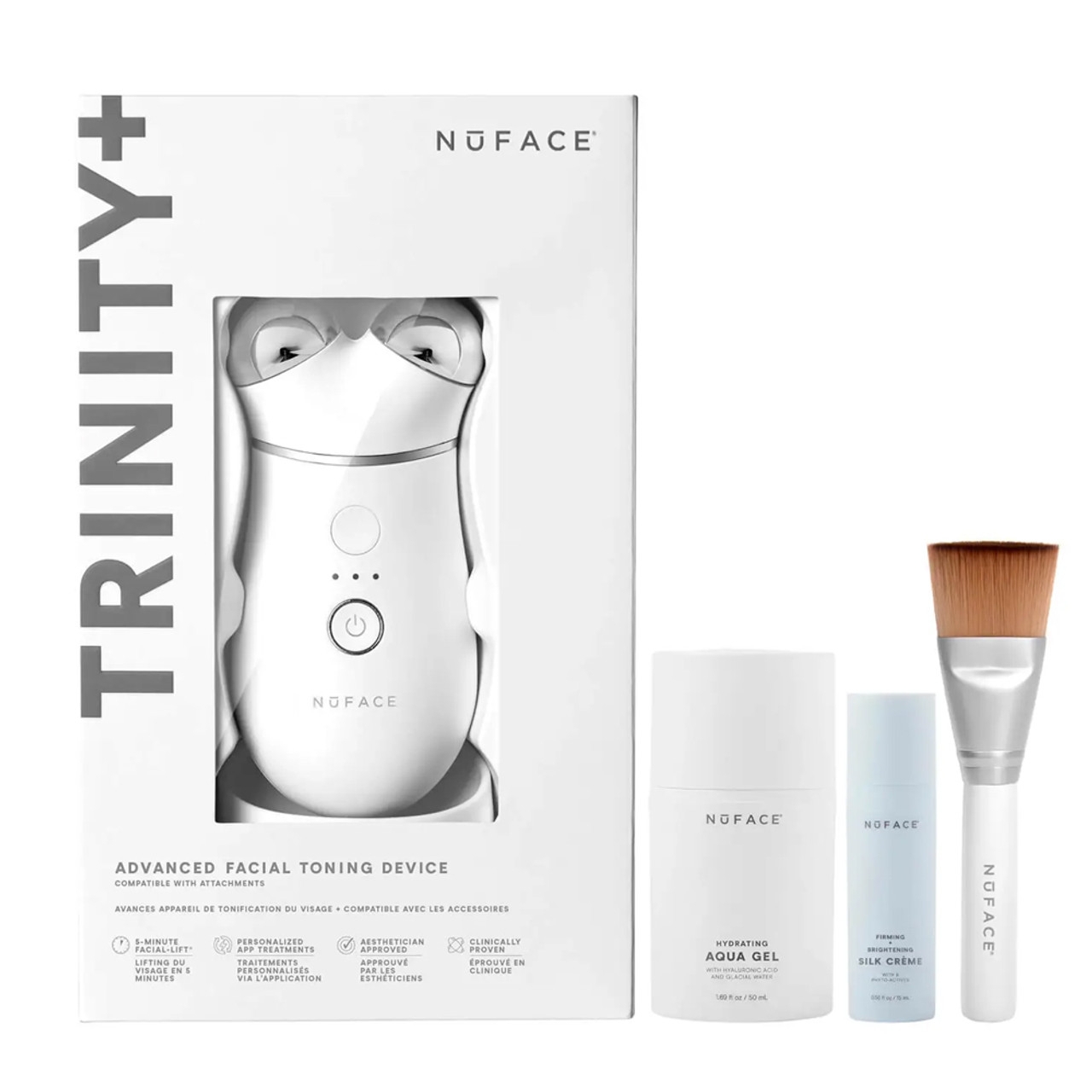 NuFACE Trinity+智能微电流面部紧肤美容仪套装