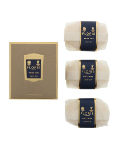 Floris 佛罗瑞斯 精油香氛皂-白玫瑰 3x100g