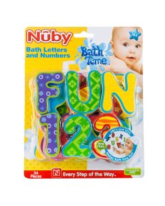 Nuby 努比 宝宝数字字母洗澡玩具