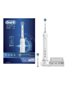 Oral B 欧乐B Smart4 4000N系列圆头电动牙刷 - 白色