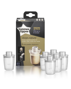 Tommee Tippee 汤美星 宝宝奶粉分装盒 6个装 0m+