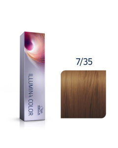 Wella - Illumina Colour- 7/35 Medium Gold Mahogany Blonde (60ml)