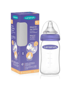 Lansinoh - Glass Feeding Bottle (160ml)