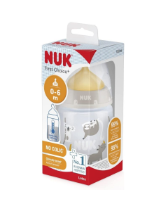 NUK 婴儿温感奶瓶0-6M-150ml