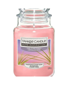  Yankee Candle 扬基 香氛蜡烛粉红岛日落 (538g)