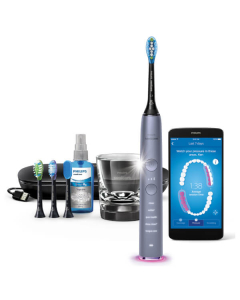 Philips 飞利浦全新钻石亮白智能电动牙刷HX9924/44 - 羊绒灰（智能APP款）