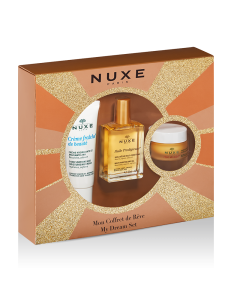 NUXE Gift Set with Lip Balm, Dry Oil & Moisturising Cream 