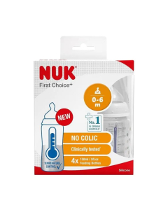 Nuk -  First Choice  Temperature Control Feeding Bottles - (4x150ml)