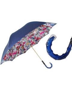 PASOTTI 葩莎帝 蝴蝶印花伞面 竹节手柄 女士晴雨伞