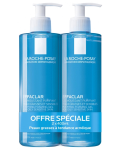 La Roche-Posay 理肤泉 清痘净肤舒缓洁面啫喱 - 2x400ml