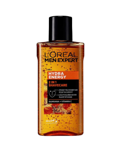 L'Oreal 欧莱雅男士专业Hydra Energetic 二合一须后水+面部护理 - 125ml