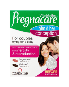 Vitabiotics 薇塔贝尔 男女备孕复合维生素叶酸营养片 60粒